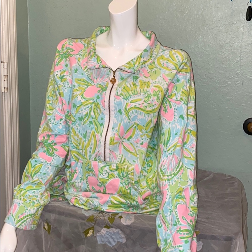 Lilly Pulitzer Skipper Printed Popover Sweatshirt